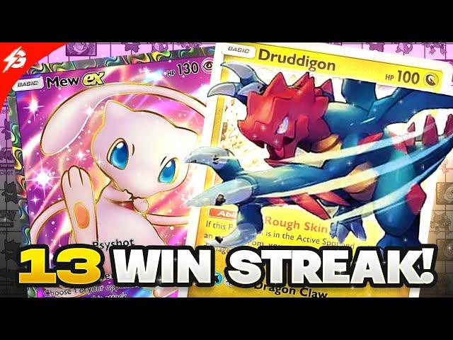 13 WIN STREAK with this INSANE Druddigon Deck! (MUST TRY) Pokemon TCG Pocket!