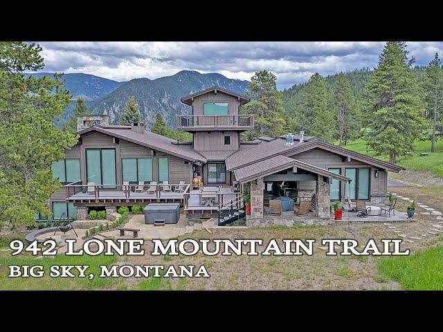 Big Sky MT Home For Sale | 6,892 sq ft | 942 Lone Mountain Trail