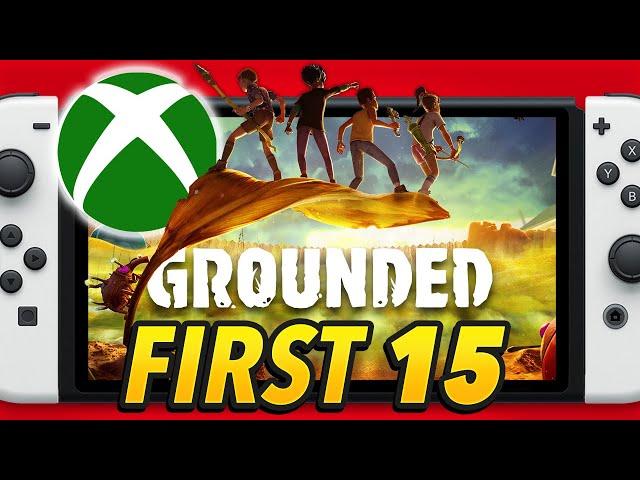 First 15 Min of Microsoft's Grounded on Nintendo Switch!