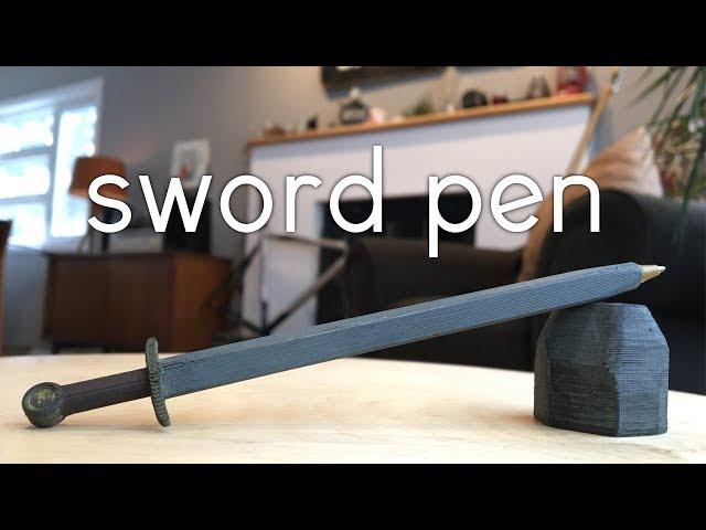 Sword Pen! (DIY 3D Printed)