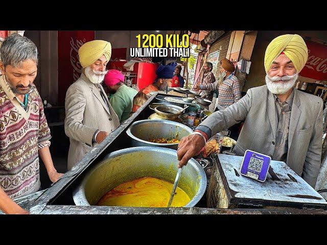 Retd DSP runs Punjab's Favorite Dhaba  Unlimited Thali ₹70 Dal Makhani, Lachha Paratha Paneer Tikka