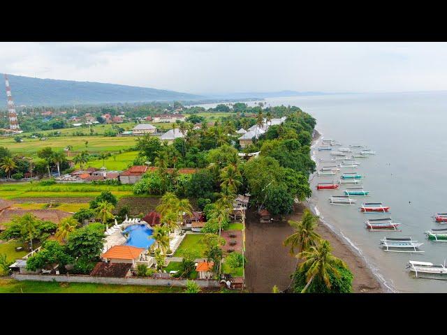 Lovina Beach  / Bali / Indonesia [4K Ultra HD video from drone]