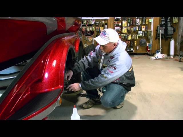 How to change the hub oil on your boat trailer.