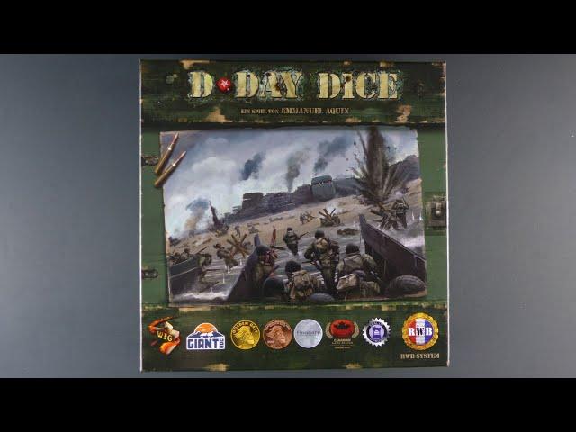 Kooperative Würfelspiele - D-Day Dice - stürmt gemeinsam den Strand der Normandie - Regeln & Review