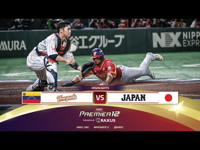 HIGHLIGHTS | Game 34 Venezuela vs Japan | WBSC Premier12 2024 presented by RAXUS