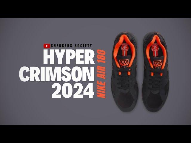 HYPER CRIMSON 2024 Nike Air 180 | DETAILED LOOK + PRICE