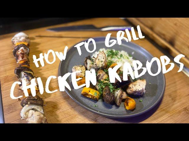 How To Grill Chicken Kabobs | Campfire Cooking 