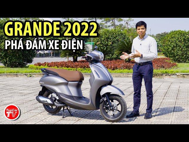 Đánh giá & so sánh xe máy hybrid Yamaha Grande 2022 với xe máy điện | TIPCAR TV