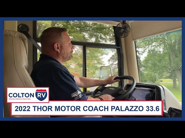 2022 Thor Motor Coach Palazzo 33.6 Class A Diesel Motorhome Walkthrough & Test Drive