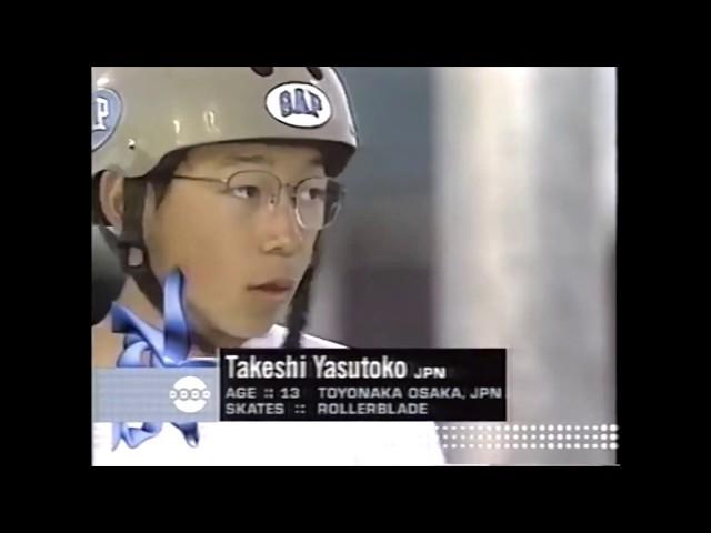 Takeshi Yasutoko - X GAMES 1999 Inline Vert finals.