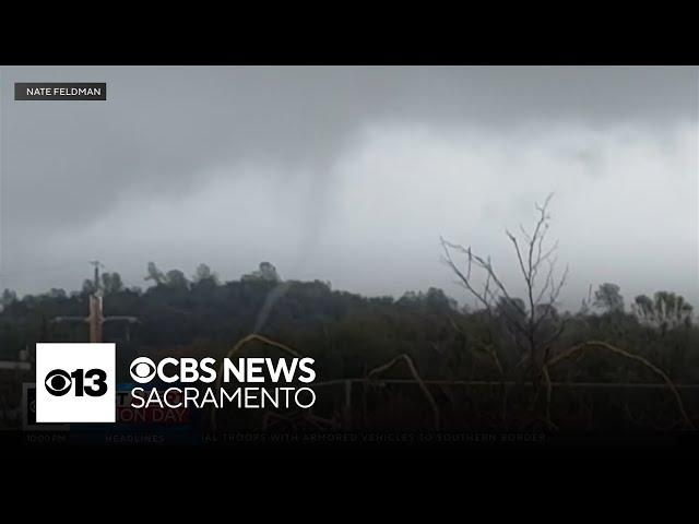 Funnel cloud caught on camera over Shingle Springs