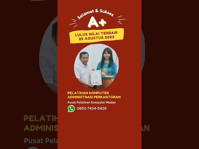 Kursus Komputer Terdekat - Kursus Administrasi Perkantoran #medan #shorts #shortsvideo