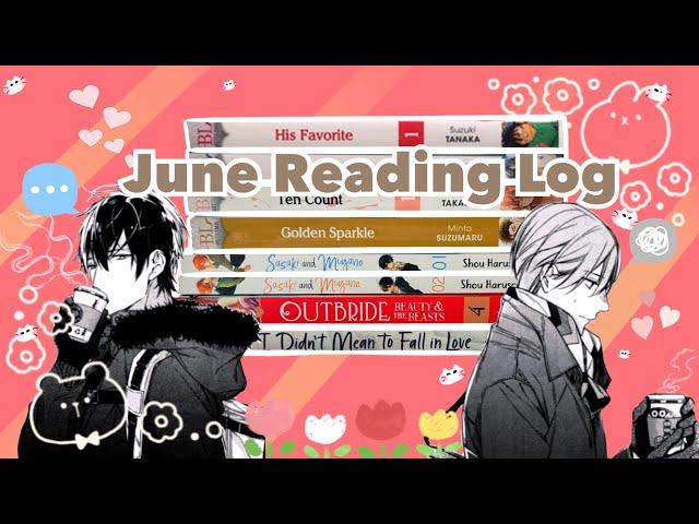 Pride Readathon | Manga Wrap Up in June and Bullet Journal Spreads