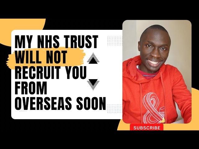 Nurse In UK: Why My UK NHS Hospital Will Not Recruit You #ukvisa