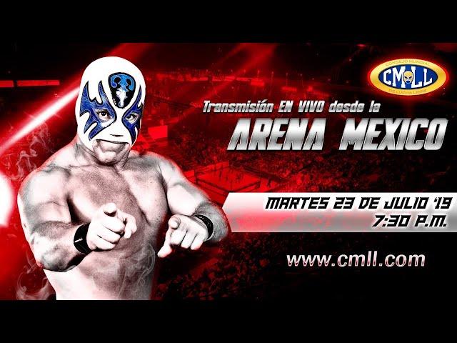 LUCHA LIBRE MARTES DE NUEVOS VALORES EN LA ARENA MEXICO 23 DE JULIO DE  2019 FUNCION COMPLETA