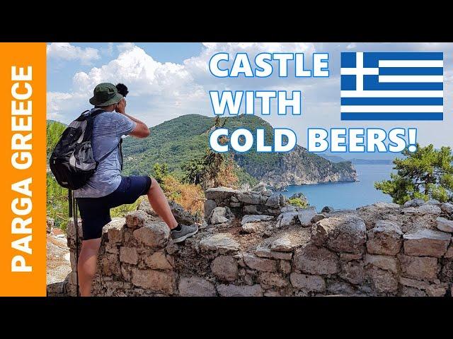 PARGA CASTLE and COLD BEERS at the Cafe Citadel - Exploring the Venetian Castle in Parga, Greece