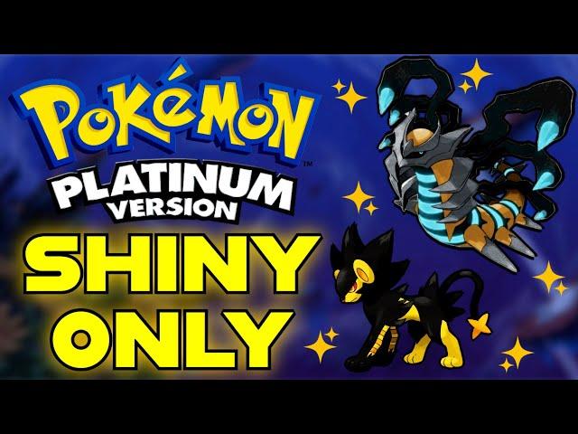 Can You Beat Pokémon Platinum With ONLY SHINIES? (Hardcore Nuzlocke)