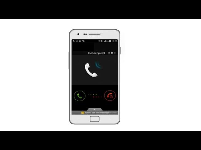 Samsung Galaxy S2 Over the horizon ringtone + incoming call screen