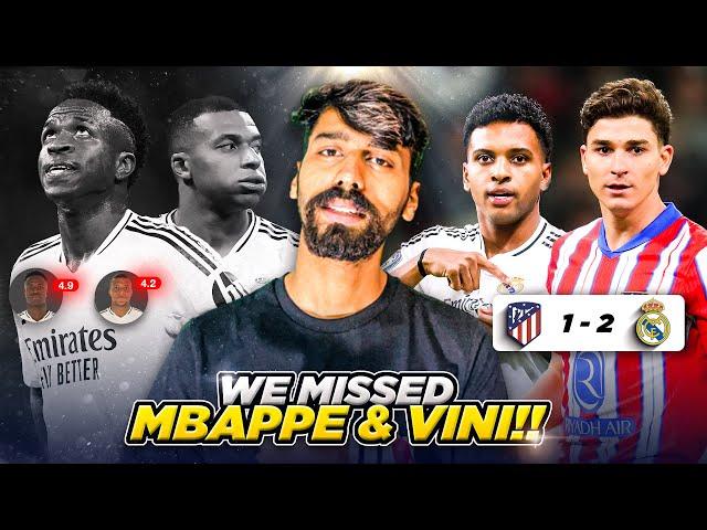 Mbappe & Vini Ghosted but Real Madrid Finally Beat Atletico Madrid in Champions League | Divyansh