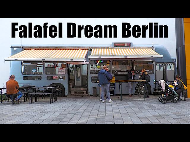 Street Food Vintage Bus with Love | Falafel & Chicken | Street Food Berlin Germany