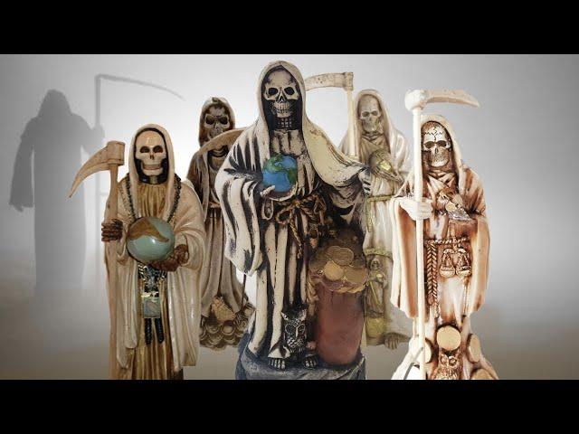 The Bone Colored Santa Muerte Represents…