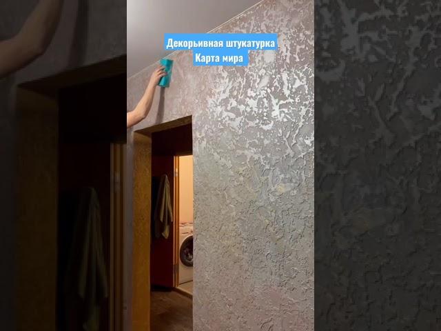 Декоративная штукатурка карта мира . 84950155515