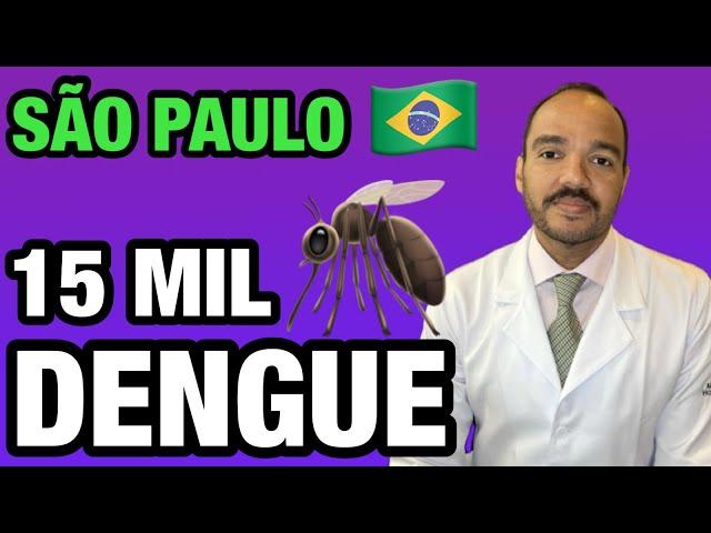 Cidade de SP registra quase 15 mil casos de dengue em 2023, a maior quantidade desde 2019