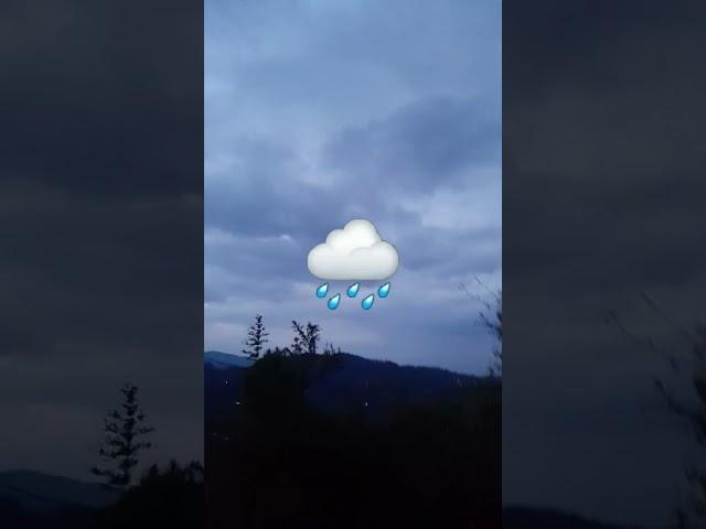 It's rainy#mountains #rain #clouds #cold #morning #nature #village #shorts #short #shortvideo