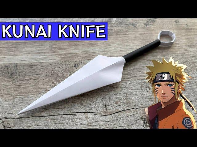 How to Make a Paper Kunai Knife Easy from Naruto | Origami Weapons Ninja Samurai