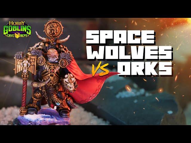 Space Wolves vs Orks -  Warhammer 40k 10th Edition Battle Report