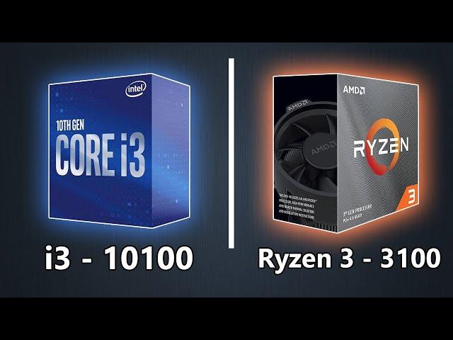 is Intel Core i3 10100 Worth Buying ? Intel Core i3 10100 vs Ryzen 3 3100 - Which is Best ?