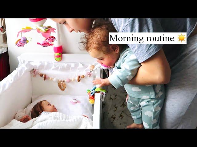 Morning routine with reborn doll Утро с Бони и Евой