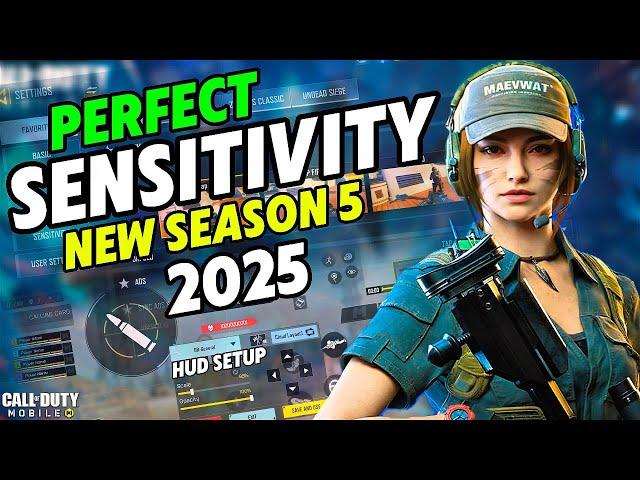 Ultimate Zero Recoil Sensitivity Settings For COD MOBILE New Season 5 2025 For Battle Royale and MP