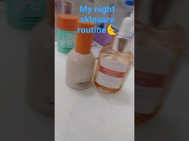 My night skincare routine