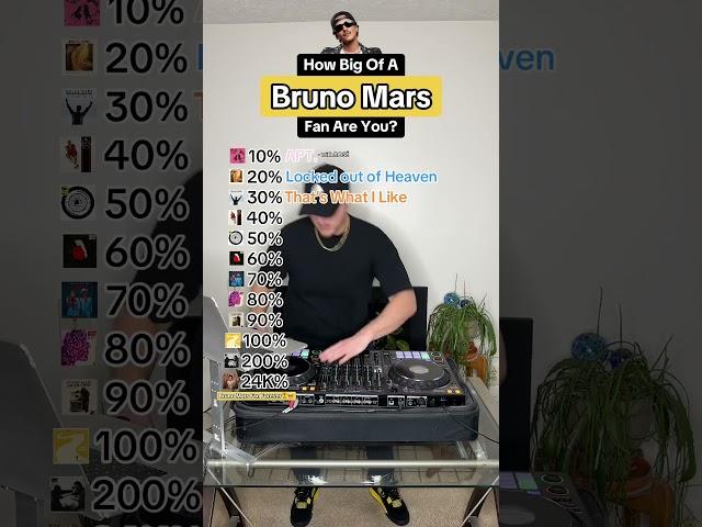 How Big Of A BRUNO MARS Fan Are You? Song Challenge! (APT., Locked out of Heaven, 24K Magic & more)