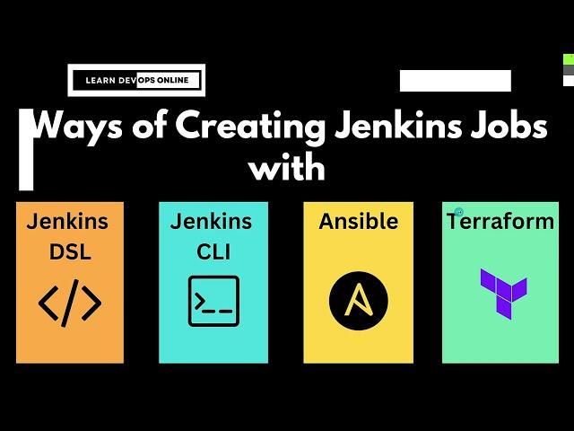 Multiple Ways of Creating Jenkins Jobs Automated