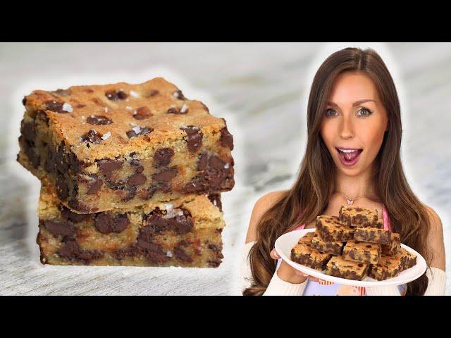 Easy Chocolate Chip Cookie Bars!