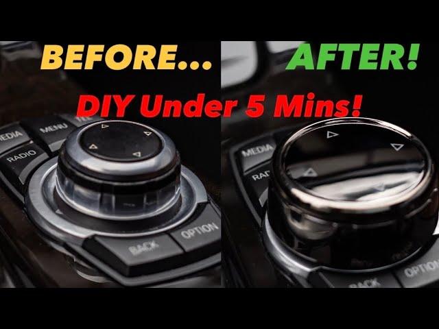 How To: BMW F10/F20/F30 Multimedia iDrive Controller Knob Upgrade!