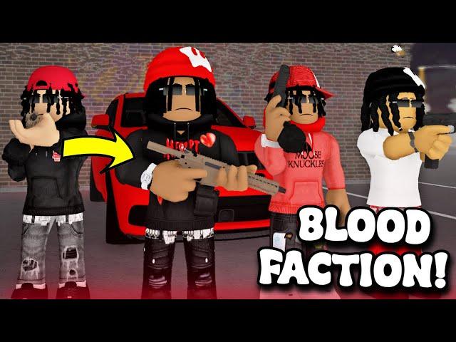 I STARTED A BLOOD FACTION IN THIS SOUTH BRONX ROBLOX HOOD GAME!