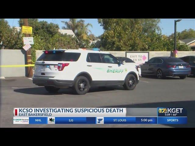 KCSO investigating suspicious death in east Bakersfield