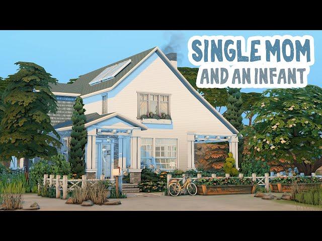 Single Mom & an Infant  || The Sims 4: Speed Build
