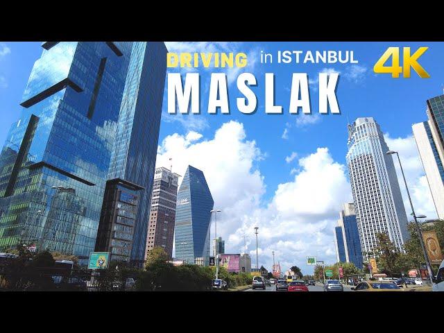 Maslak Driving Tour Istanbul- - 4KUHD  September  2021