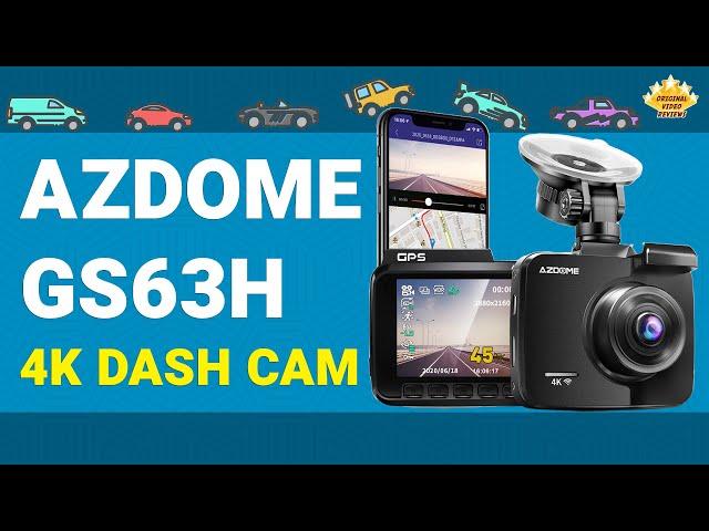 AZDOME GS63H 4K Dash Cam Full Review 