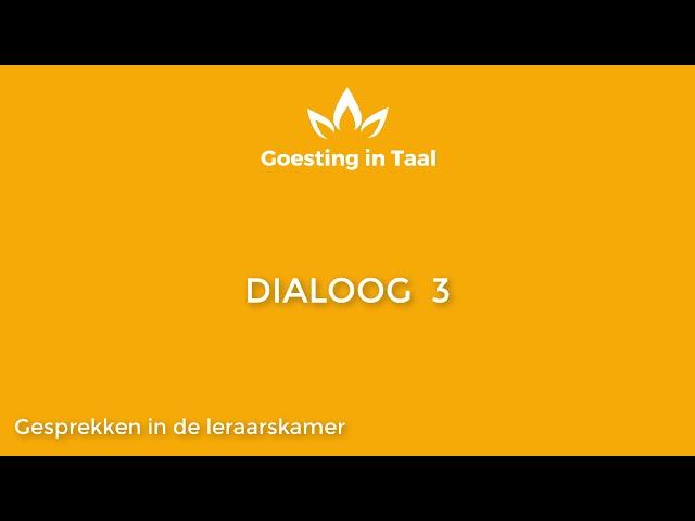 Leer Vlaams met Goesting in Taal - Gesprekken in de leraarskamer