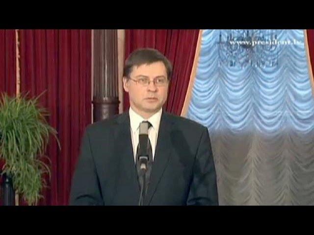 Latvian Prime Minister Valdis Dombrovskis resigns in wake of supermarket tragedy