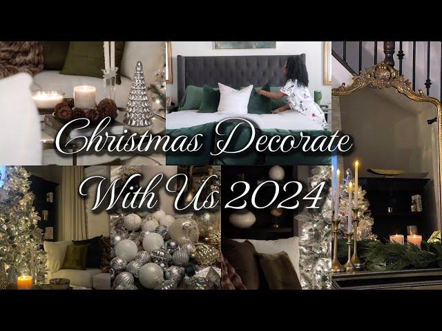 GETTING IN THE HOLIDAY SPIRIT | CHRISTMAS DECORATE WITH US 2024