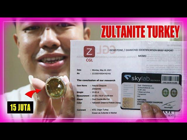 HARGA BATU PERMATA ZULTANITE TURKEY AQUAMARINE SANTA MARIA  | JAKARTA GEMSTONES MARKET (INDONESIA)