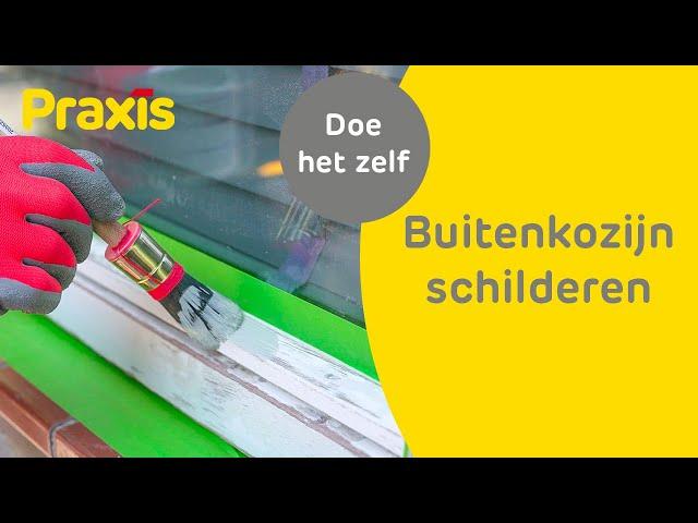 Buitenkozijnen schilderen: zo pak je dat aan | Praxis