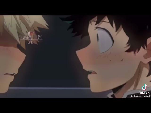 BakuDeku kiss 