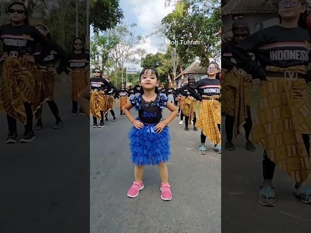 Mantap anak kecil juga semangatnya luar biasa dalam karnaval condong HUT RI 78 tahun 2023